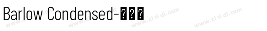Barlow Condensed字体转换
